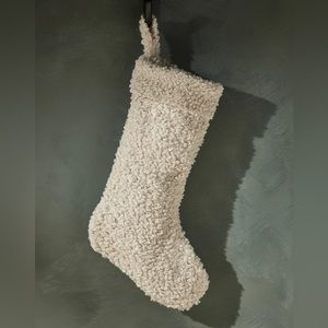 Set of 2 - LULU & GEORGE Oyla Cream Boucle Christmas Stockings